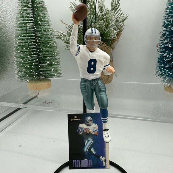 Hallmark Keepsake Series Christmas Holiday Ornament Troy Aikman Sports Ornament - Picture 2 of 6